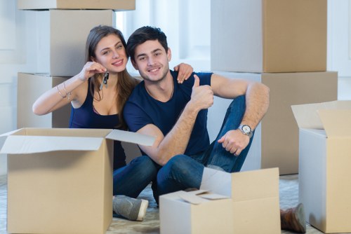 House movers supporting a residential move in Kingston upon Thames