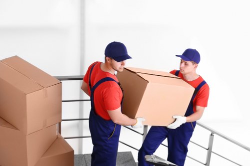 Man and van vehicle helping with a local move in Kingston upon Thames