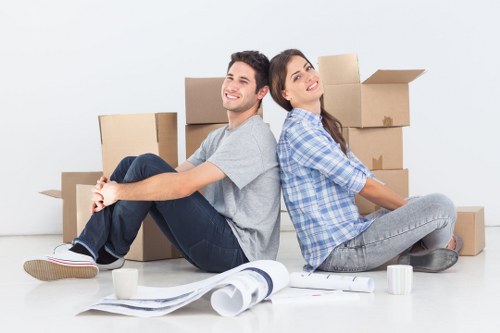 Example of a house move with cubic-yard van space estimate