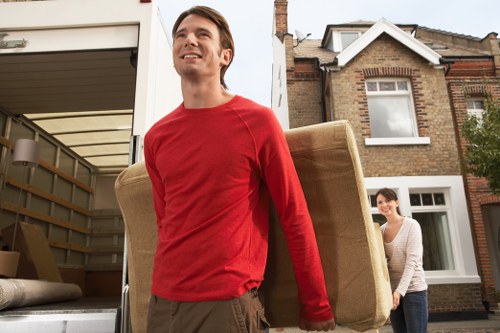 Packing and loading furniture for a Kingston upon Thames home move