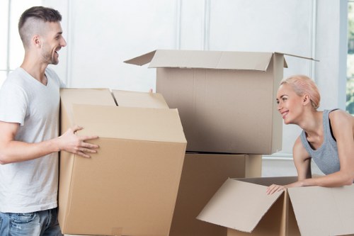 Careful furniture loading during a Kingston upon Thames house move