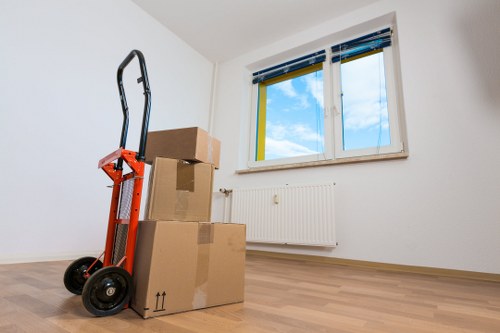 Commercial furniture pick-up for an office or business in Kingston upon Thames