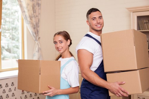 Furniture and box transport service for a Kingston upon Thames relocation