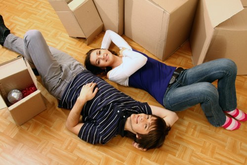 Customer booking a removal service and confirming service details