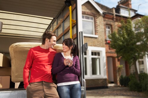 Loading furniture for a Kingston upon Thames house or flat move